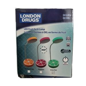 ♥️2/$25 LONDON DRUGS (Green) LED Fruit Desk Lamp